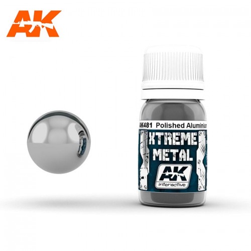 AK INTERACTIVE XTREME METAL POLISHED ALUMINIUM 30ML AK481